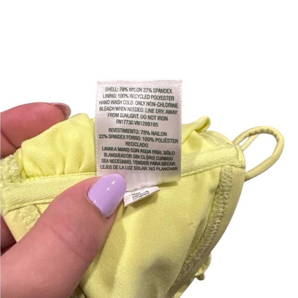 Wild‎ Fable Light Yellow Bikini Set - Bottom (S) & Bralette Top (M) - Picture 3 of 5